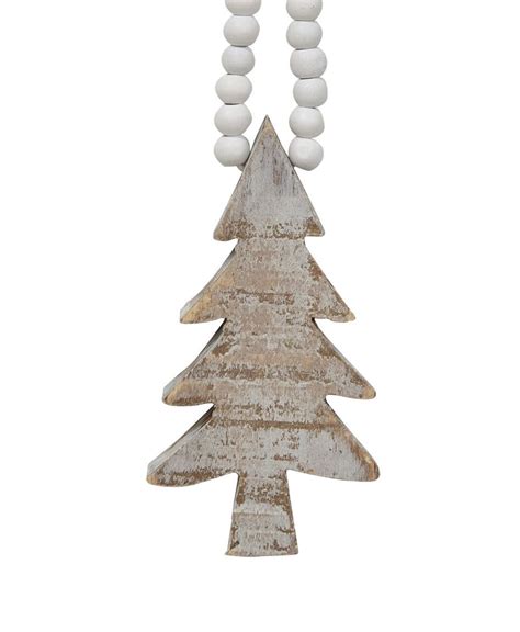 Col House Designs Wholesale Distressed Wooden Tree Ornament