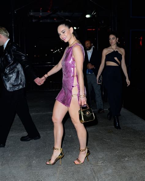 Lily James Arrives At Met Gala Afterparty In New York