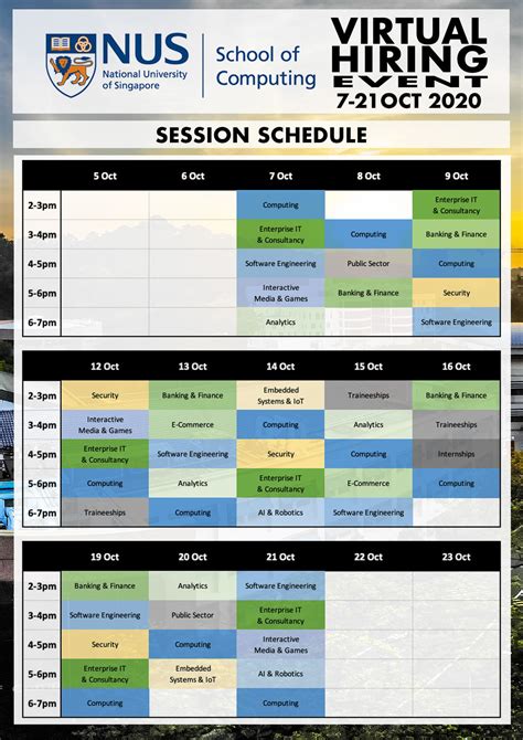Session Schedule
