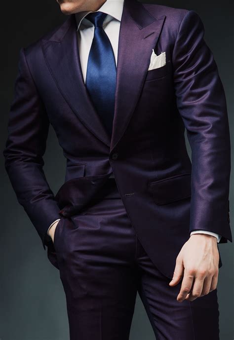 Charlesdeanofficial Purple Suits Well Dressed Men Suit Fashion