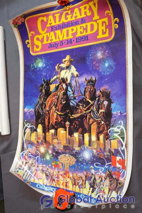 The calgary stampede is a gathering place that hosts, educates, and entertains visitors from around the world. Lot Of Calgary Stampede Posters (3)