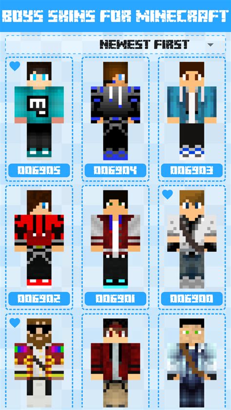 Boys Skins For Minecraft Peamazoncaappstore For Android