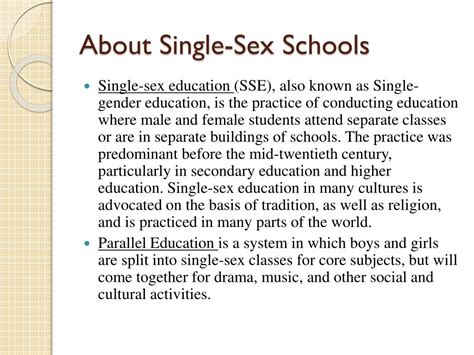 Ppt Single Sex Schools Powerpoint Presentation Free Download Id 6114574