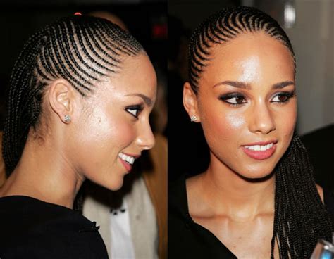 Alicia Keys Cornrow Braids Hairstyles Hairstyle Ideas