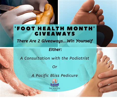 Foot Health Month Giveaways Almawi Limited The Holistic Clinic