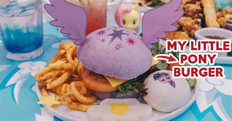 My Little Pony X Kumoya Cafe Review Equestria Themed Burgers And Cakes