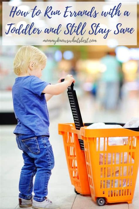 How to Run Errands with Your Toddler and Still Stay Sane
