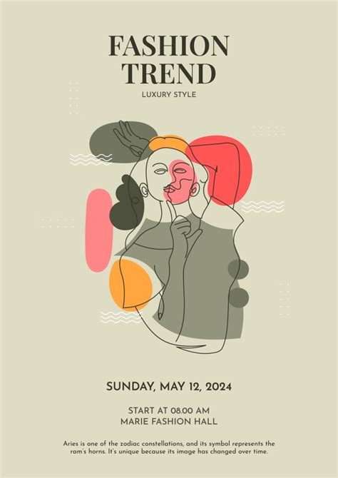 Free Fashion Poster Templates To Design Online Wepik