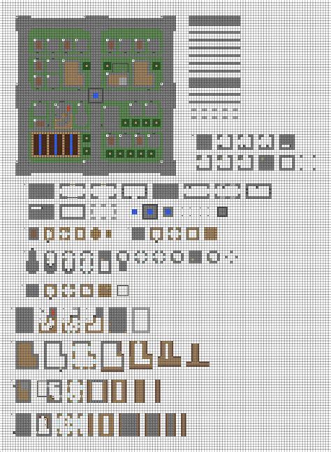 Minecraft House Blueprints Plans