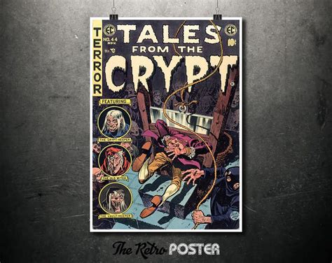 Tales From The Crypt Ec Comics Oct 1954 Comic Poster Comic