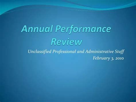 Ppt Annual Performance Review Powerpoint Presentation Free Download