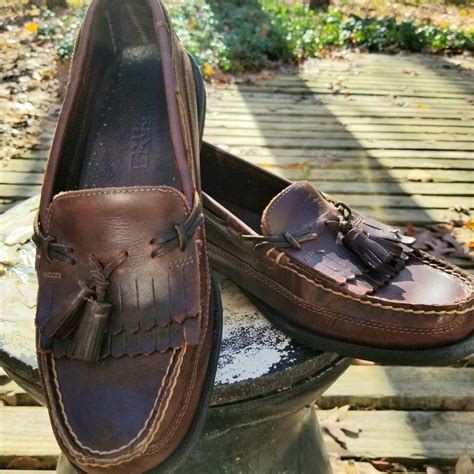 Loafer Shoes Loafers Men Dock Shoes Brown Leather Leather Upper