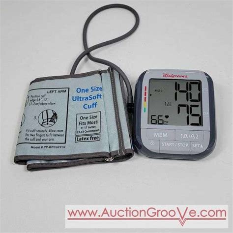 Walgreens Deluxe Arm Blood Pressure Monitor Wgnbpa A 230