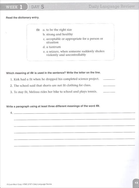 Download 2500 ielts vocabulary band +8. Daily Language Review Grade 7 (Common Core Edition) | Evan-Moor | 9781608236565