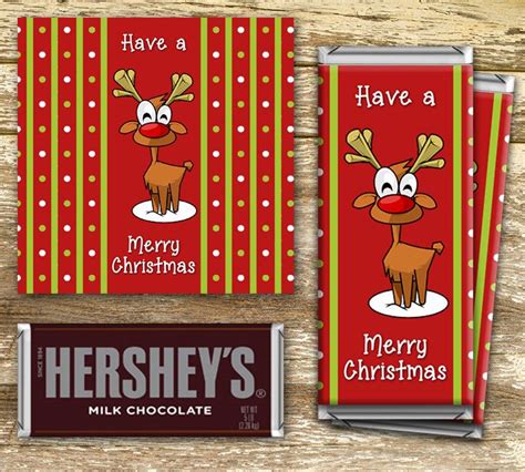 Wrap the printable around your mini candy bar as the photos below illustrate, making sure the adhesive seam is in the back. This item is unavailable | Etsy | Christmas candy bar ...