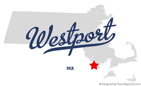 Map Of Westport Ma Massachusetts