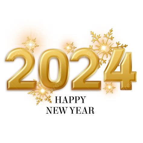 2024 New Year Text Snowflake Texture Two Thousand And Twenty Four New