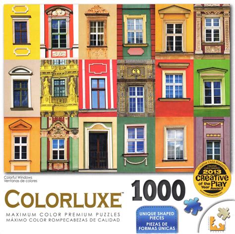 Colorluxe 1000 Piece Puzzle Colorful Windows