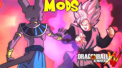 Dragon Ball Xenoverse Mods Super Saiyan Rose Goku Black Vs Lord Beerus