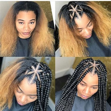 How To Box Braid Step By Step Braided Hairstyles For Black Women