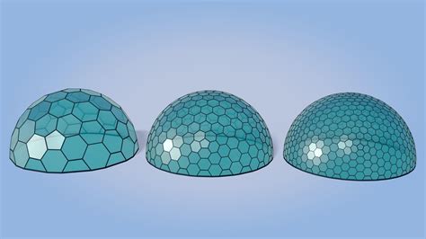 3d Model Geodesic Domes Cgtrader