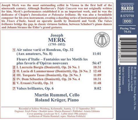 martin rummel and roland krüger merk fleurs d italie cd roland kruger muziek