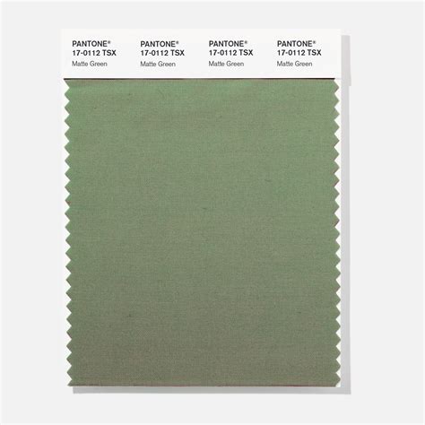 Buy Pantone Polyester Swatch 17 0112 Matte Green