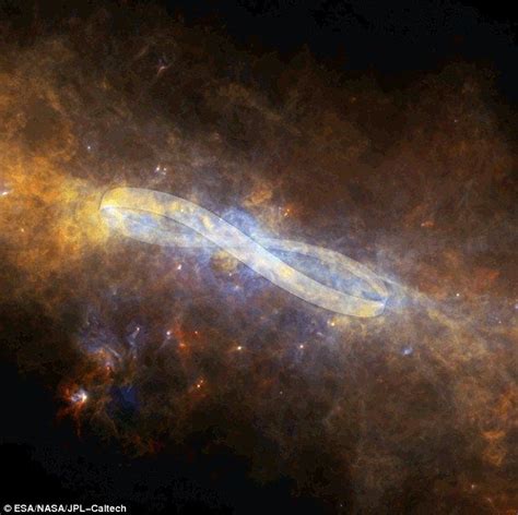 Ribbon In The Dust The Strange Twisted Ring Of Gas At The Centre Of