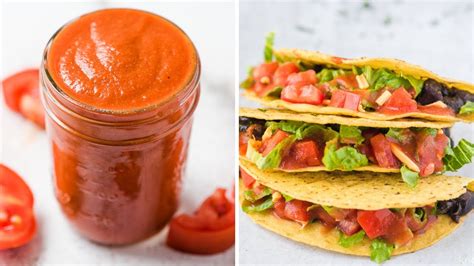 The Best Taco Sauce Recipe Homemade With Simple Ingredients Youtube