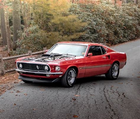 Candy Apple Red 1969 Ford Mustang Mach 1 Fastback Ford Daily Trucks