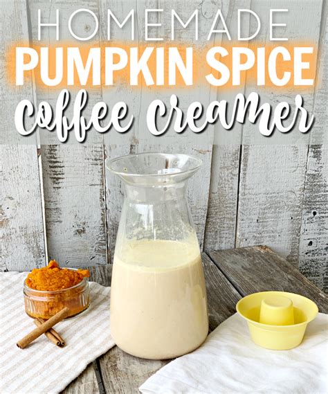Easy And Delicious Homemade Pumpkin Spice Coffee Creamer Keeping Life Sane