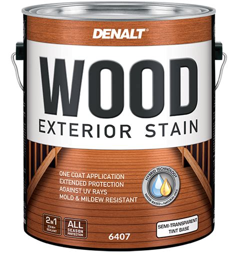 Wood Exterior Stain - Semi-Transparent - DENALT