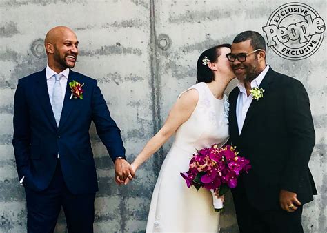 Keegan Michael Key Is Married See Photos Of Actors Wedding To Elisa