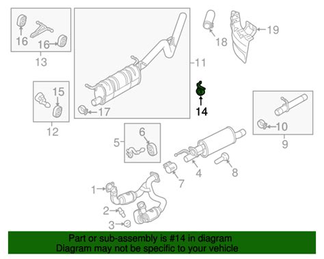 Bc3z 5260 A 2008 2019 Ford Muffler Bracket Fairway Ford Parts