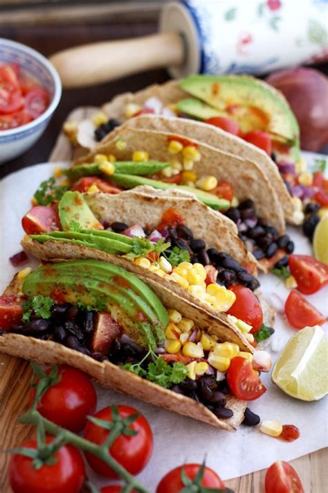 5 Minute Easy Vegan Tacos Happy Kitchen