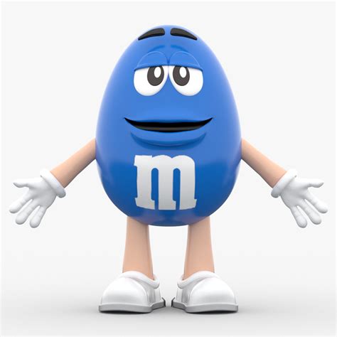 M And Ms Characters 3d Model Turbosquid 1896743