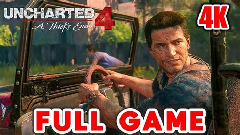 Uncharted 4 Ps5 Remastered Gameplay Walkthrough Full Game 4k 60fps
