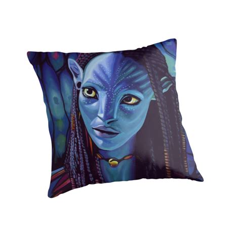 Zoe Saldana as Neytiri in Avatar Throw Pillow by PaulMeijering | Avatar, Avatar james cameron ...