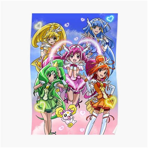Precure Smile Poster For Sale By Realinspiration Redbubble