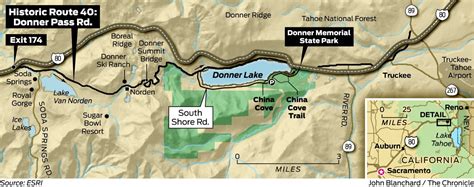 donner pass road features history beauty and play