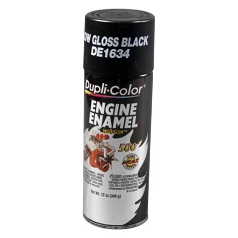 Dupli Color® De1634 12 Oz Engine Gmchrysler Low Gloss Black Enamel