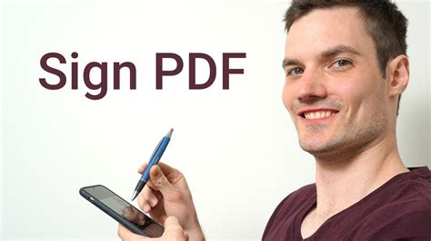 How to Sign PDF on iPhone & Android - YouTube