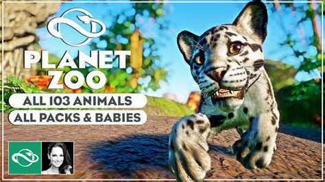 All 103 Animals Every Planet Zoo Pack And All Babies Youtube