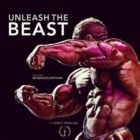 Unleash The Beast Bodybuilding Motivation Quotes Bodybuilding