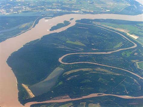 Mississippi River Aerial Shot Photograph By Randy Muir