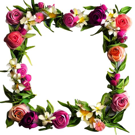 Download Frame Flowers Roses Royalty Free Stock Illustration Image