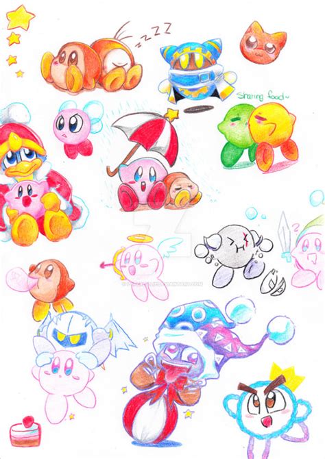 Doodles Kirby By Paperlillie On Deviantart