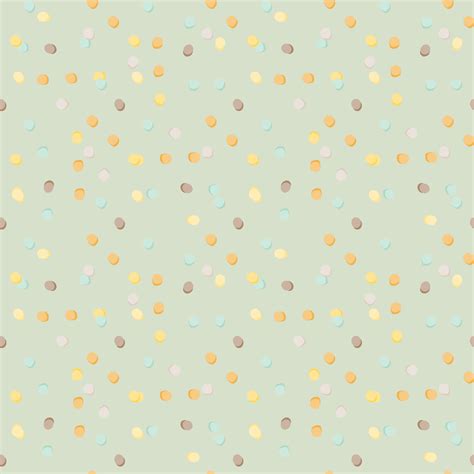 Abstract Geometric Polka Dot Seamless Pattern Pastel Colorful Dots On