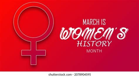 March Women History Month Vector Illustration Stock Vector Royalty