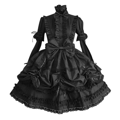 Gothic Lolita Plus Size Punk Princess Dress Cotton Womens Girls